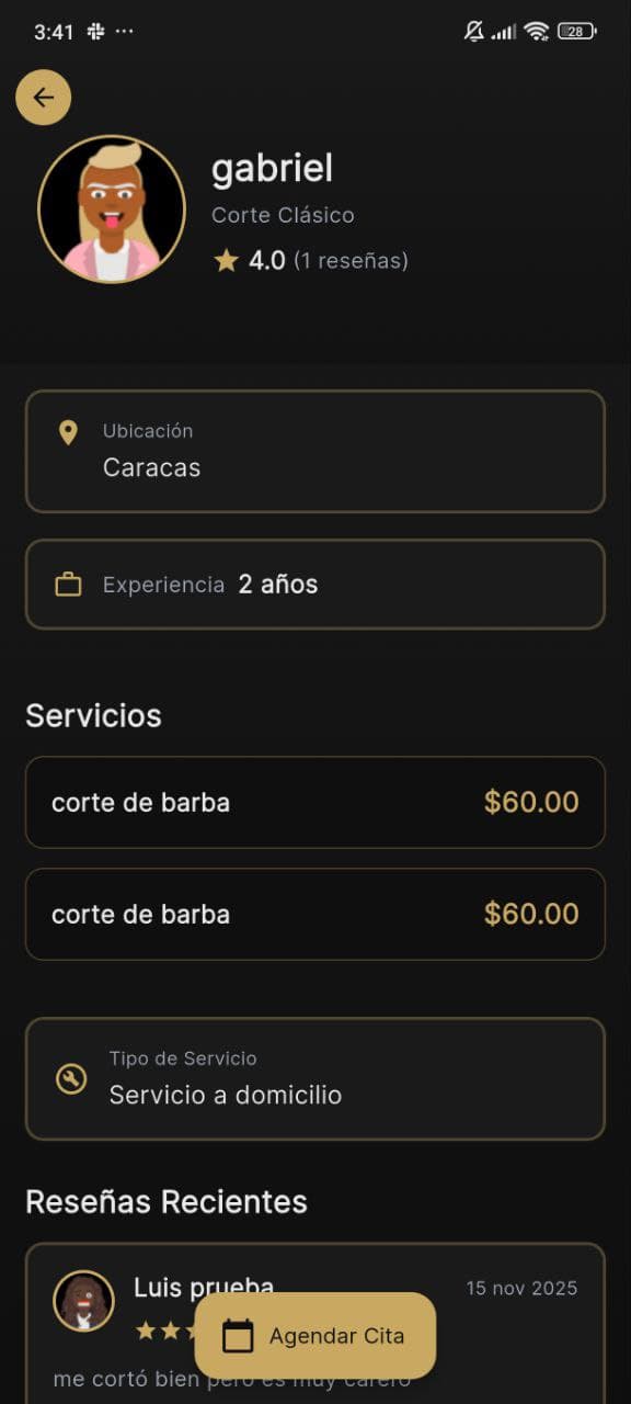 Perfil de Barbero